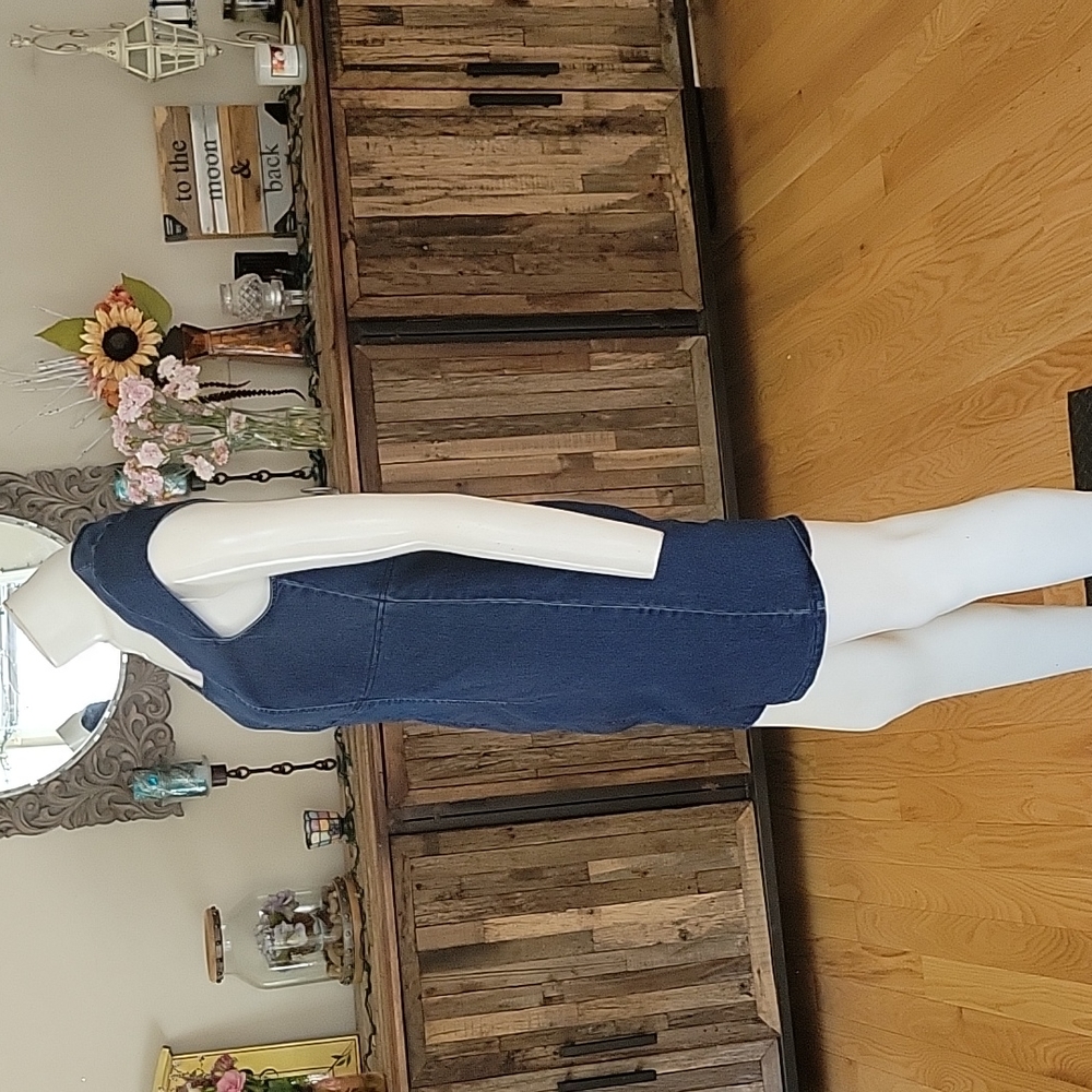 Free People Lia Denim Mini Dress - Picture 6 of 15